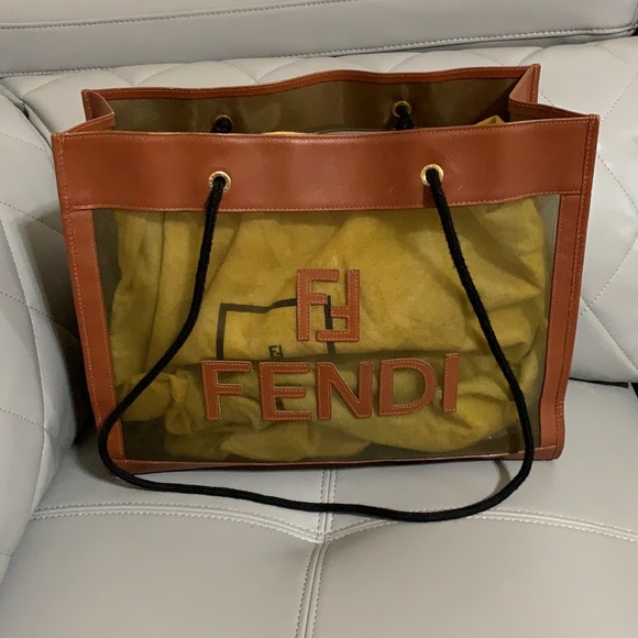 FENDI Mesh Shopper Bag - Picture 14 of 16